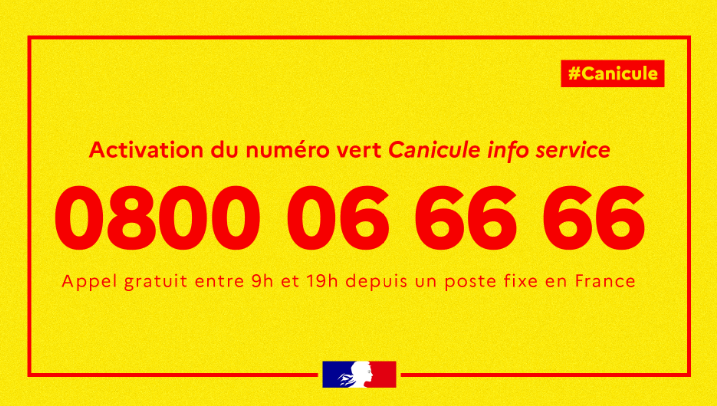 numéro vert canicule